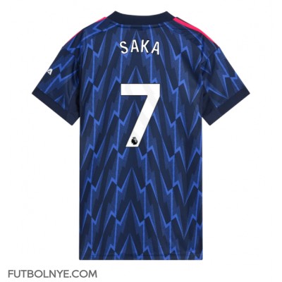 Camiseta Arsenal Bukayo Saka #7 Visitante Equipación para mujer 2025-26 manga corta Camiseta Arsenal Bukayo Saka #7 Visitante Equipación para mujer 2025-26 manga corta